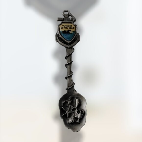 Holland-America Line Souvenir Spoon MS Veendam - Made by Fort Pewter - Picture 8 of 8